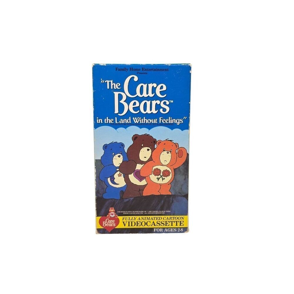 Care Bears “The Land Without Feelings” 1983 Vintage VHS Tape